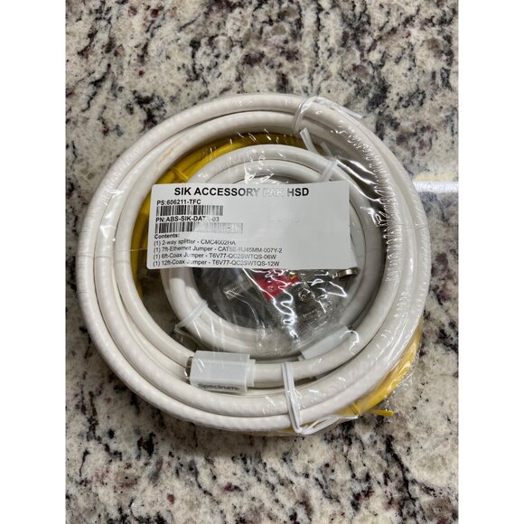 SIK Accessory Pak HSD With Coaxial Cables White & Yellow New without box - Picture 1 of 4